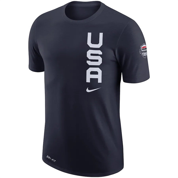 Men's Team USA Navy T-Shirt(Run Small)